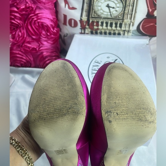 Steve‎ Madden heels in purple and plum, size 7 - Picture 8 of 12